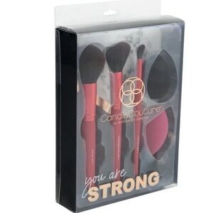 Candle Couture Makeup Brush Set with Sponges